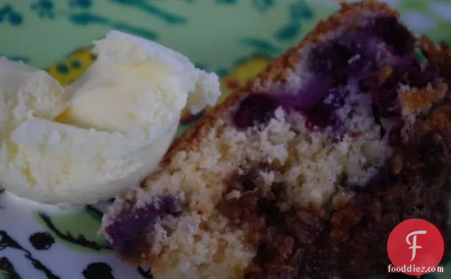 Upside-Down Berry Cornmeal Cake
