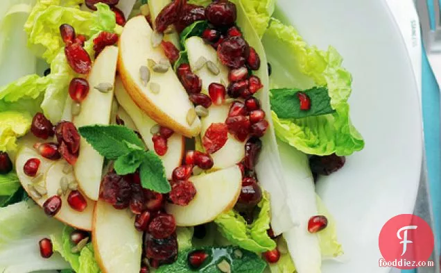 Apple, Pomegranate And Lettuce