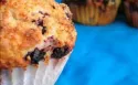 Lemon Crunch Blueberry Muffins