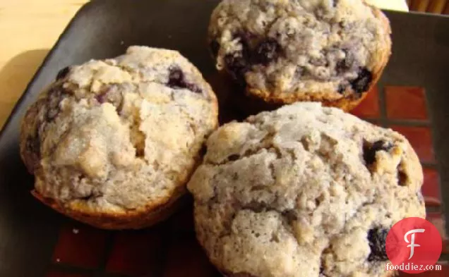 Spiced Blueberry Muffins