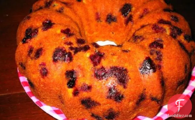 Blueberry Cream Cheese Pound Cake