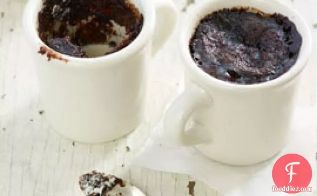 Chocolate Cupped Cakes With Coffee And Chicory