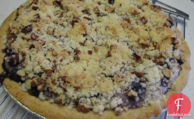 Blueberry Sour Cream Pie