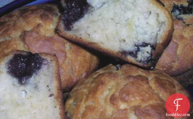 Honey Blueberry Muffins