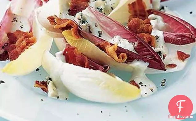 Chicory, Bacon And Blue Cheese