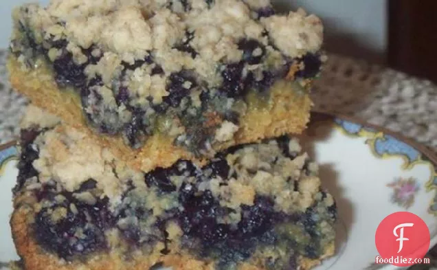 Blueberry Oat Squares