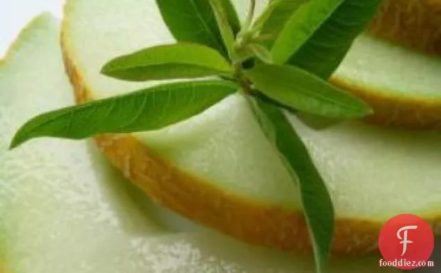 Fresh Fruit With Lemon Verbena Simple Syrup