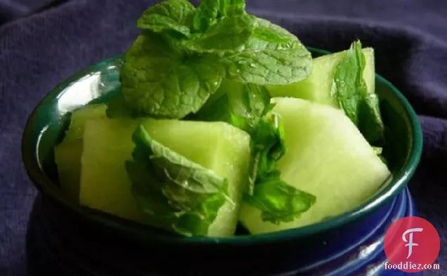 Fresh Mint Melon Ball Salad