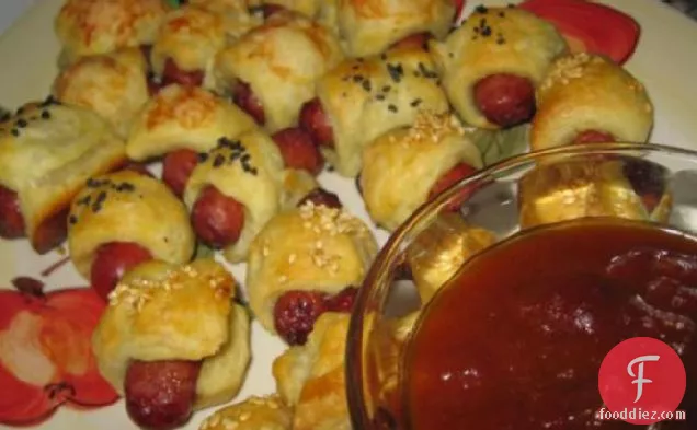 Pigs in a Blanket With Curried "ketchup"