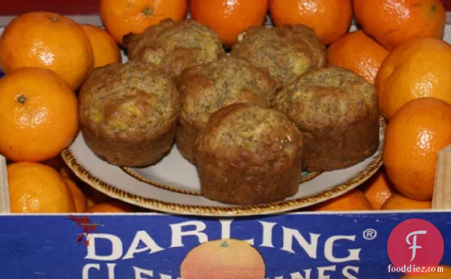 Clementine Poppy Seed Muffins