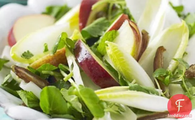 Chicory, Apple & Date Salad