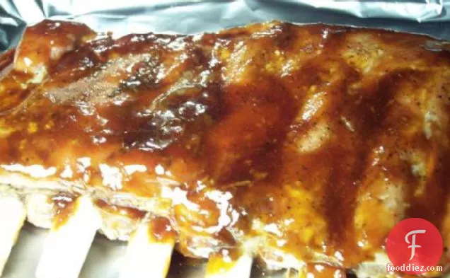 Baby Back Ribs with Espresso BBQ Sauce