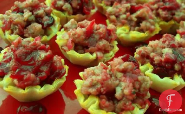 Cranberry Sausage Tartlettes