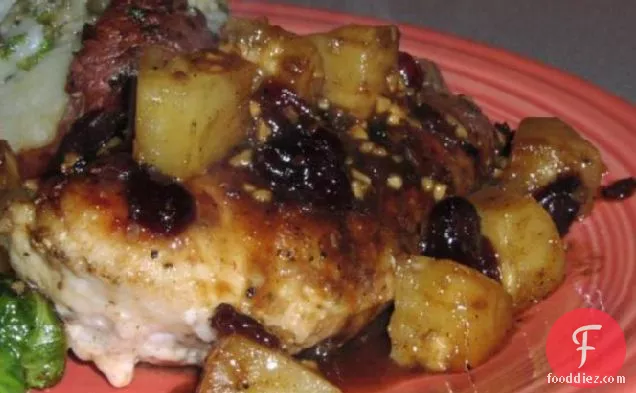 Chicken With Cranberry-Hoisin Sauce