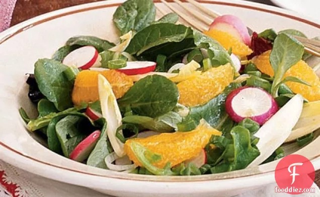 Green Salad Scented with Sesame Oil
