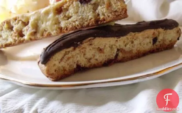 Easiest-Ever Chocolate -Cranberry Biscotti