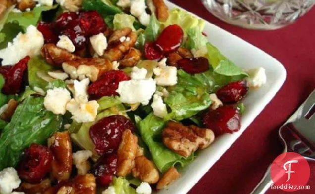 Cranberry Pecan Salad With Feta Cheese