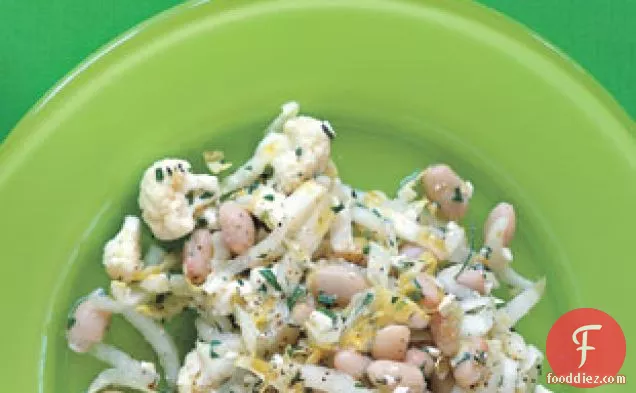 Cauliflower, White Bean, And Feta Salad