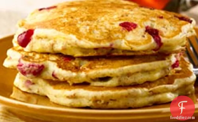 All-Bran Cranberry Orange Pancakes