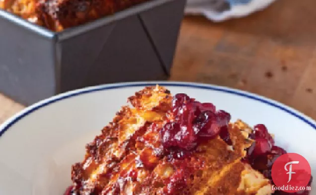 Cranberry-Maple Bread Pudding
