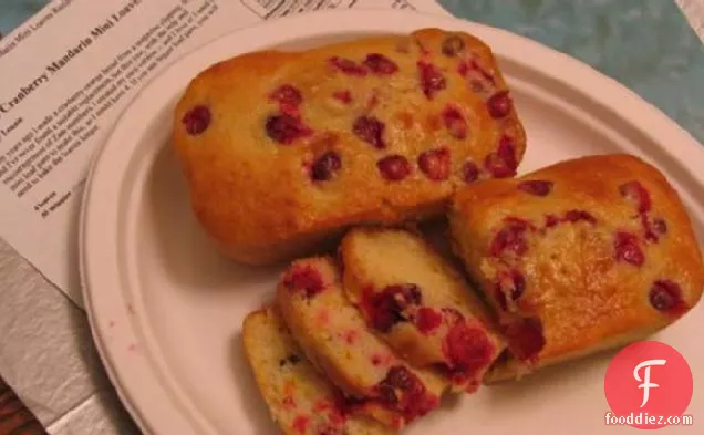 Lennie's Cranberry Mandarin Mini Loaves