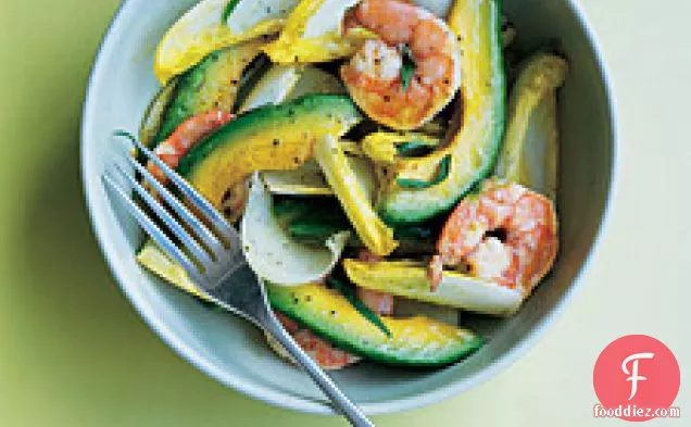 Avocado, Shrimp, And Endive Salad