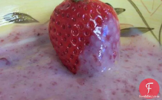 क्रैनबेरी नींबू फल डुबकी