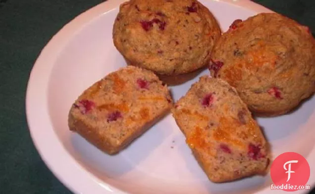 Whole Wheat Cranberry Orange Muffins