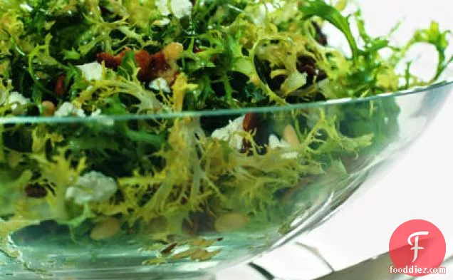 Frisée, Bacon, and Goat-Cheese Salad