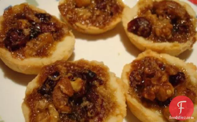 Christmas Cranberry-Nut Tassies (Mini)