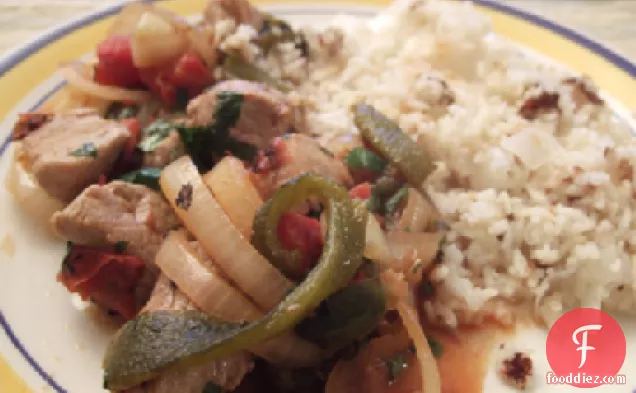 Pork Tenderloin With Jewelled Quinoa Pilaf