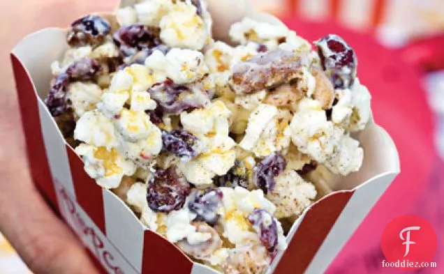 Gold-Dusted White Chocolate Popcorn