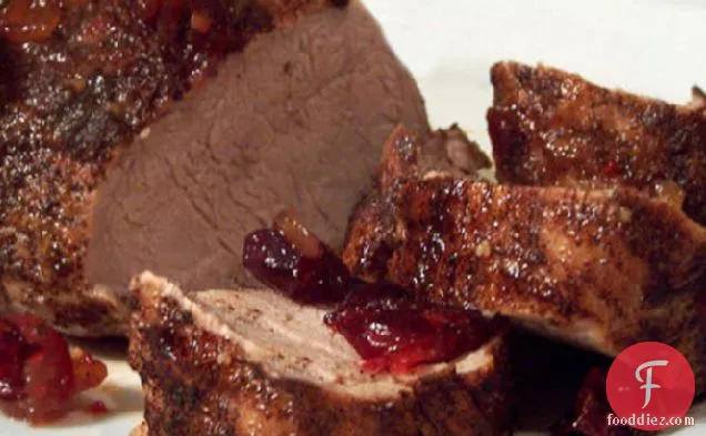 Cinnamon-Cranberry Pork Tenderloin
