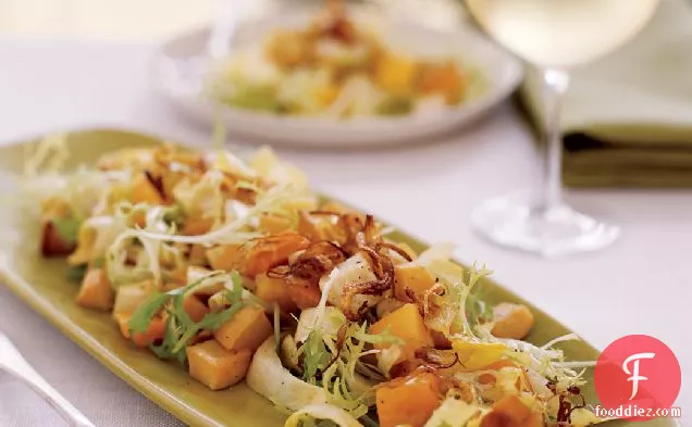 Roasted Root-Vegetable Salad with Persimmons
