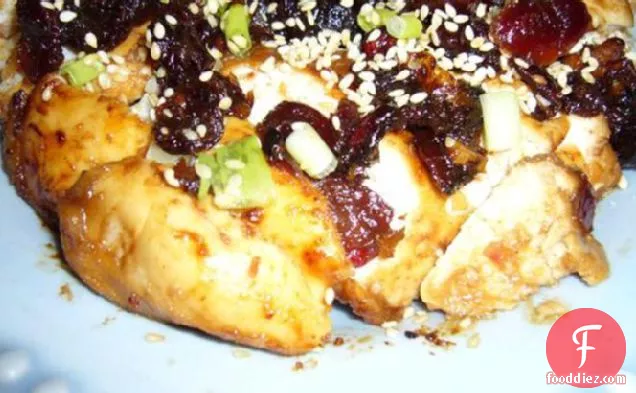 Caramelized Cranberry Chicken