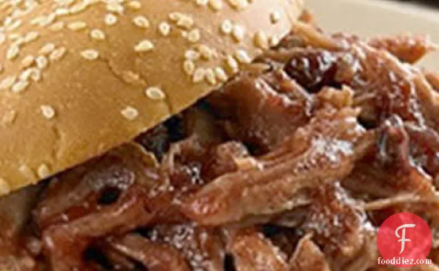 Slow-Cooker Sweet and Smokey Barbecue Pulled Pork Sandwiches