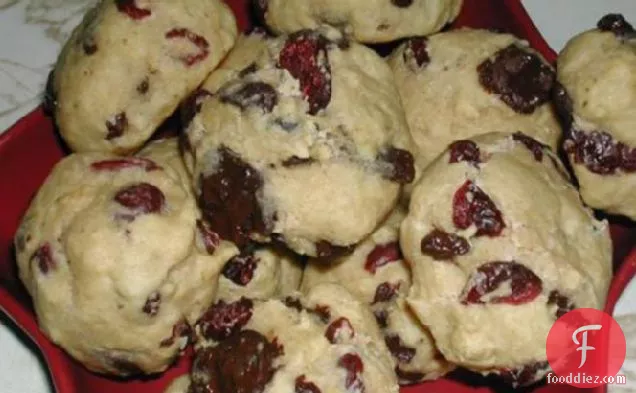 Chocolate Cranberry Cookies - Mix in a Jar