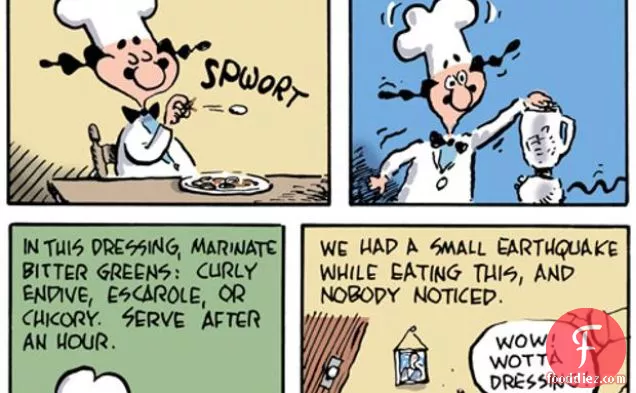 कार्टून रसोई: कैटलन सलाद