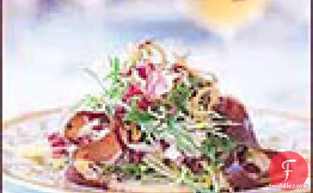 Salad of Mixed Greens with Mushroom Vinaigrette