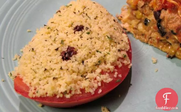 Herb Couscous Stuffed Tomatoes