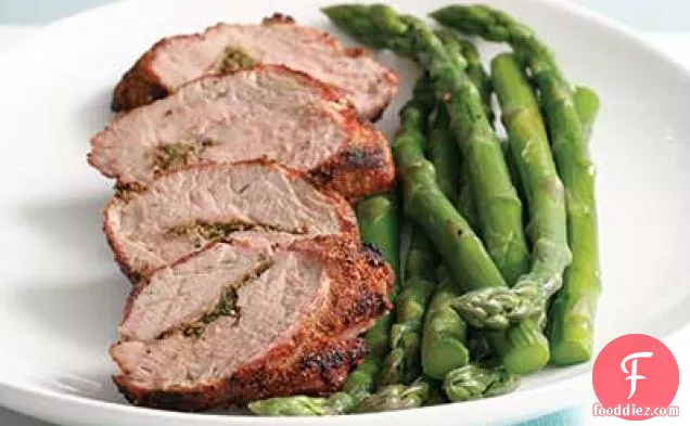 Pork Steaks With Rosemary And Pan Fried Butter Beans Recipe