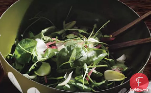 Watercress Salad With Port-braised Figs And Pickled Onion