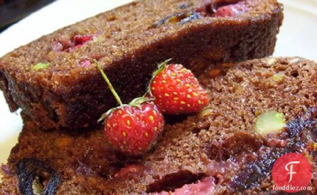 चॉकलेट स्ट्रॉबेरी रोटी भूमध्य शैली