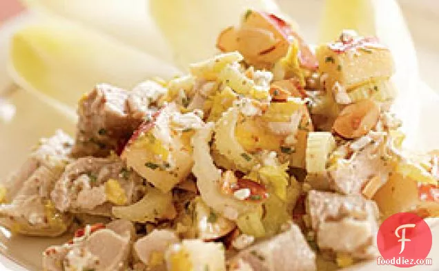 Turkey & Blue Cheese Salad With Tarragon-mustard Vinaigrette