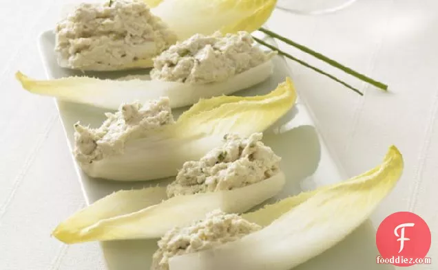 Smoked Chicken Mousse on Endive