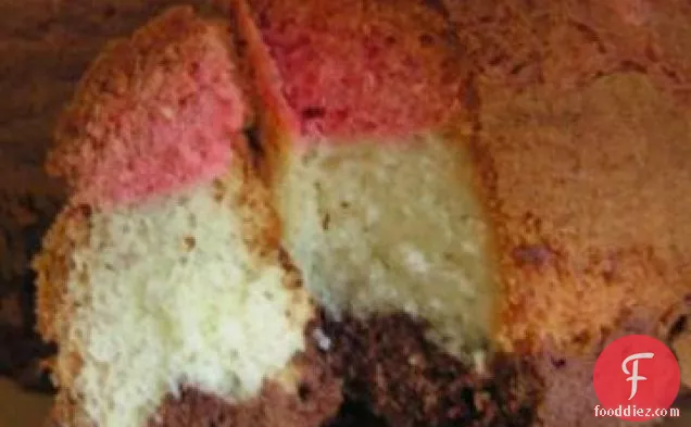 Nesquik Neapolitan Pound Cake
