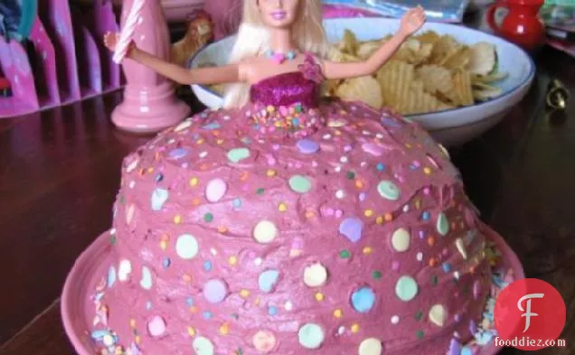 बार्बी जन्मदिन का केक