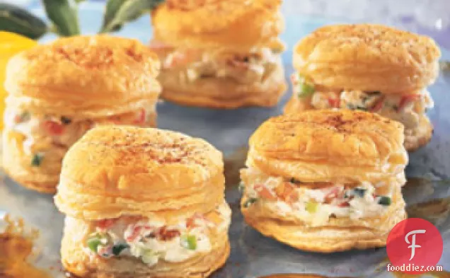 Crabmeat Canapes - Appetizers
