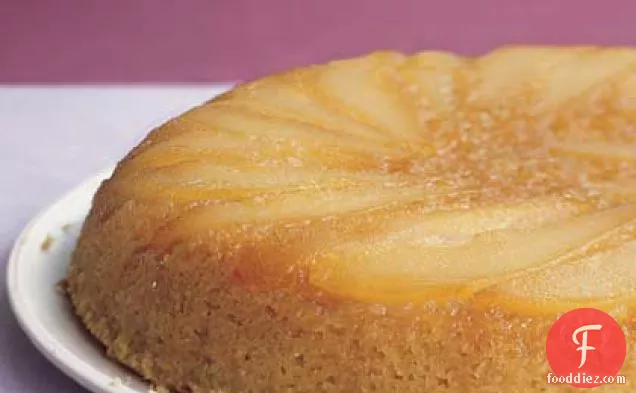Maple-Pear Upside-Down Cake