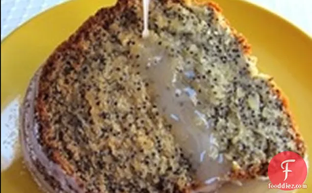 Purim Poppyseed Cake with Lemon Glaze